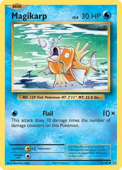 Magikarp (XY - Evolutions) Near Mint - Nick Nack's Full Frontal Attack