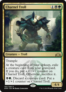 Charnel Troll (Guilds of Ravnica) Near Mint - Nick Nack's Full Frontal Attack