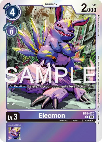 Elecmon (Official Tournament Pack Vol.12) (Double Diamond) Near Mint Foil