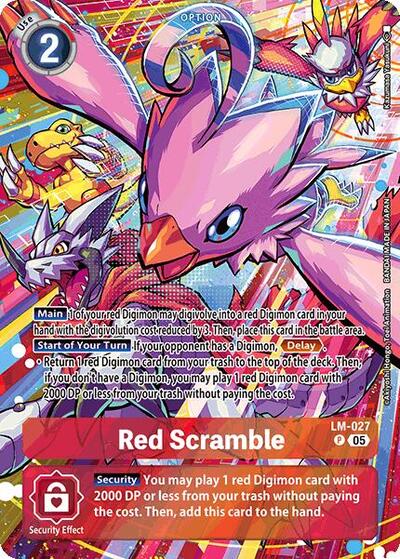 Red Scramble (Alternate Art) (Starter Deck 21: Hero of Hope) Near Mint Foil - Nick Nack's Full Frontal Attack
