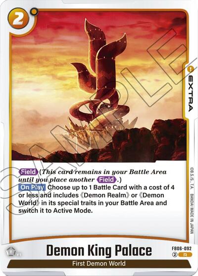 Demon King Palace (Rivals Clash) Near Mint Holofoil - Nick Nack's Full Frontal Attack