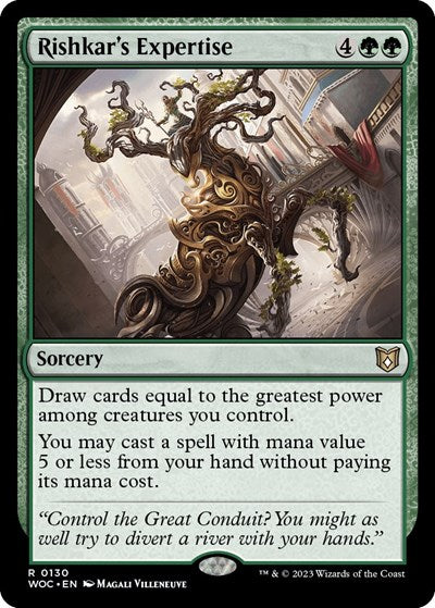 Rishkar's Expertise (Commander: Wilds of Eldraine) Near Mint