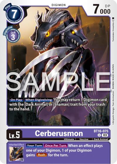 Cerberusmon (Beginning Observer) Near Mint