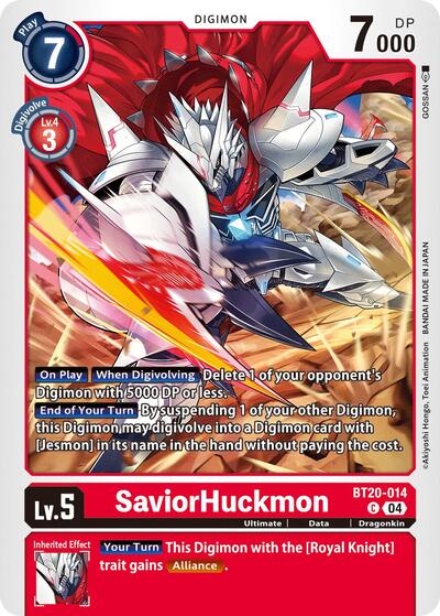 SaviorHuckmon (Release Special Booster 2.5) Light Play