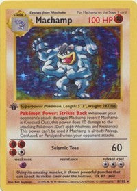 Machamp - 8/102 (Base Set Shadowless) (Deck Exclusives) Heavy Play Holofoil 1st Edition