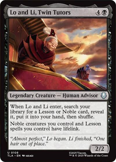 Lo and Li, Twin Tutors (Avatar: The Last Airbender) Near Mint - Nick Nack's Full Frontal Attack