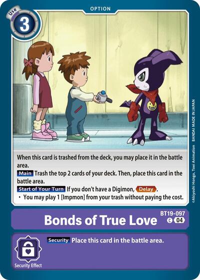 Bonds of True Love (Release Special Booster 2.5) Light Play