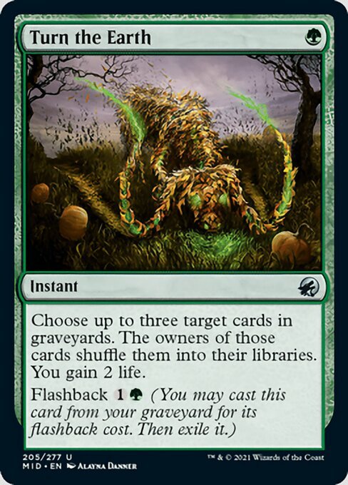 Turn the Earth (Innistrad: Midnight Hunt) Near Mint - Nick Nack's Full Frontal Attack