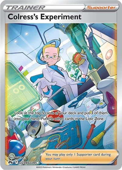 Colress's Experiment (Crown Zenith: Galarian Gallery) Near Mint Holofoil
