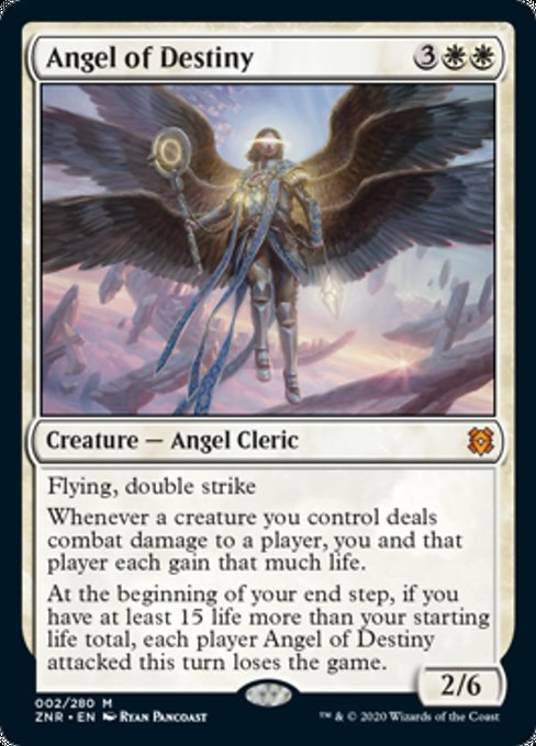 Angel of Destiny (Zendikar Rising) Near Mint - Nick Nack's Full Frontal Attack