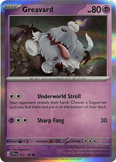 Greavard - 105/198 (Mirage Holo) (Miscellaneous Cards & Products) Near Mint Holofoil - Nick Nack's Full Frontal Attack