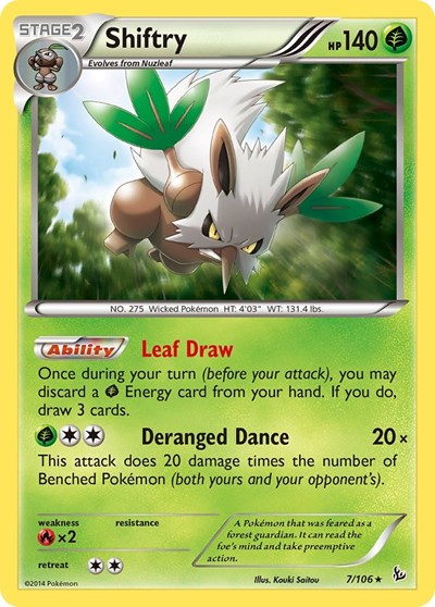 Shiftry (XY - Flashfire) Light Play Holofoil