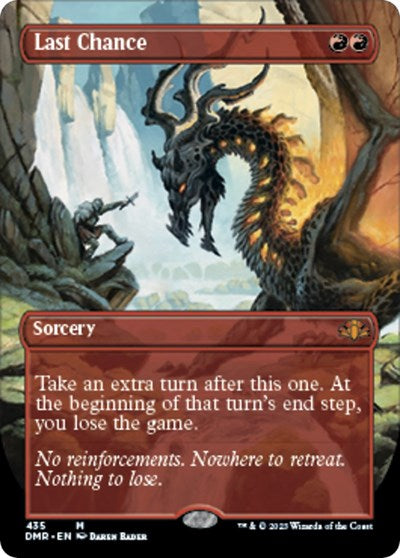 Last Chance (Borderless) (Dominaria Remastered) Near Mint