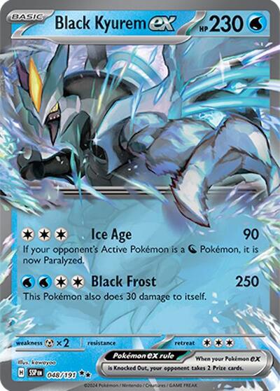 Black Kyurem ex - 048 (SV08: Surging Sparks) Near Mint Holofoil