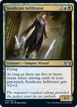 Syndicate Infiltrator (Streets of New Capenna) Near Mint - Nick Nack's Full Frontal Attack