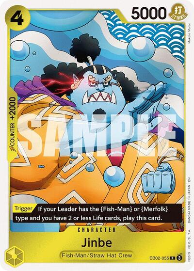 Jinbe (Extra Booster: Anime 25th Collection) Near Mint Foil - Nick Nack's Full Frontal Attack