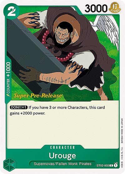 Urouge (Super Pre - Release Starter Deck 2: Worst Generation) Near Mint - Nick Nack's Full Frontal Attack