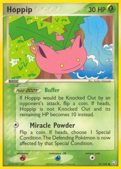 Hoppip (Team Rocket Returns) Light Play - Nick Nack's Full Frontal Attack