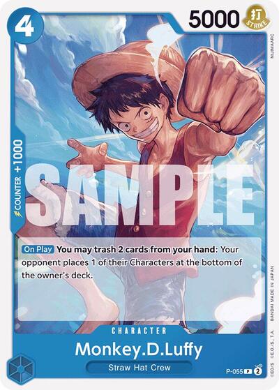 Monkey.D.Luffy (P-055) (Reprint) (Premium Booster) Near Mint