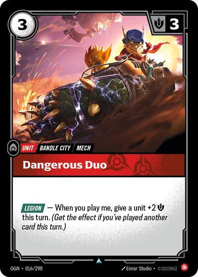 Dangerous Duo (Origins) Near Mint - Nick Nack's Full Frontal Attack