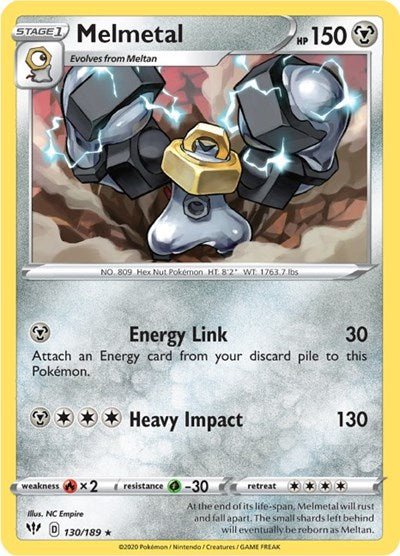 Melmetal (SWSH03: Darkness Ablaze) Near Mint - Nick Nack's Full Frontal Attack