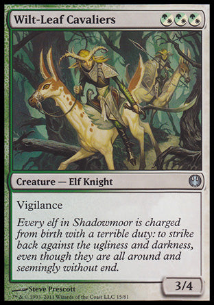 Wilt-Leaf Cavaliers (Duel Decks: Knights vs Dragons) Near Mint