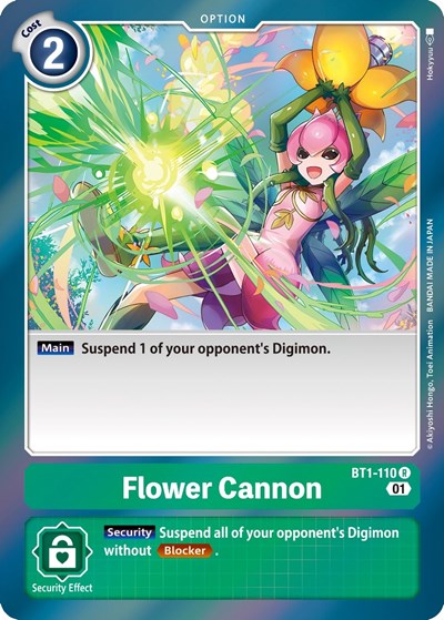 Flower Cannon (Parallel Rare) (Starter Deck 09: Ultimate Ancient Dragon) Near Mint Foil