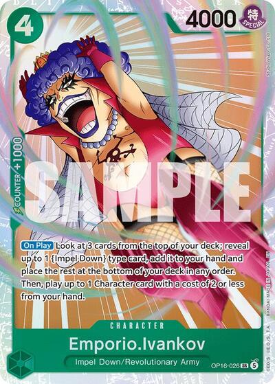 Emporio.Ivankov (026) (The Time of Battle) Near Mint Foil