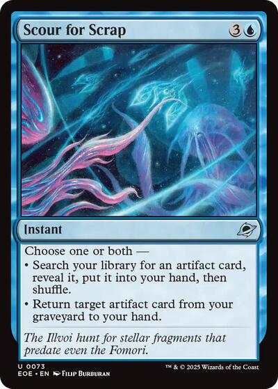 Scour for Scrap (Edge of Eternities) Near Mint Foil - Nick Nack's Full Frontal Attack