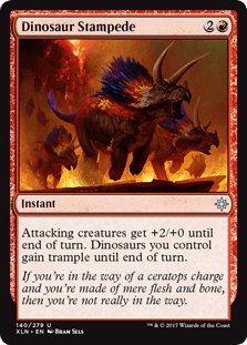 Dinosaur Stampede (Ixalan) Near Mint - Nick Nack's Full Frontal Attack