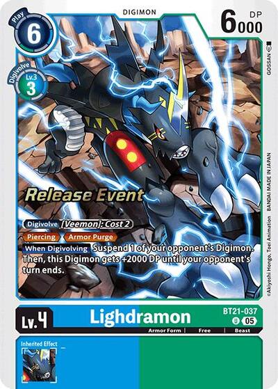 Lighdramon (World Convergence Release Event Cards) Near Mint