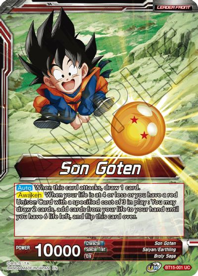 Son Goten // SS Son Goten, Milagro Kamehameha [BT15-001] 