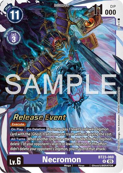 Necromon (Hackers' Slumber Release Event Cards) Near Mint Foil
