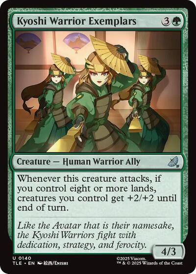 Kyoshi Warrior Exemplars (Avatar: The Last Airbender: Eternal - Legal) Near Mint - Nick Nack's Full Frontal Attack