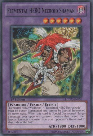 Elemental HERO Necroid Shaman (Legendary Collection 2) Near Mint 1st Edition - Nick Nack's Full Frontal Attack