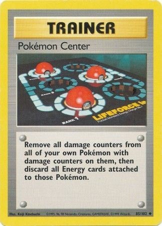 Pokemon Center (Base Set) Light Play Unlimited