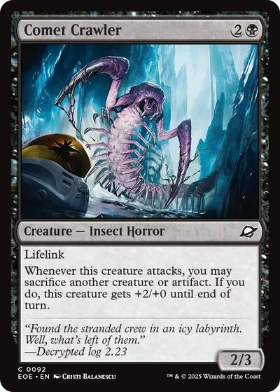 Comet Crawler (Edge of Eternities) Near Mint Foil - Nick Nack's Full Frontal Attack