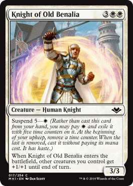 Knight of Old Benalia (Modern Horizons) Near Mint - Nick Nack's Full Frontal Attack