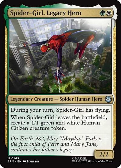 Spider - Girl, Legacy Hero (Marvel's Spider - Man) Near Mint - Nick Nack's Full Frontal Attack