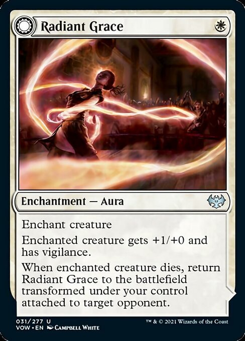 Radiant Grace / Radiant Restraints (Innistrad: Crimson Vow) Near Mint - Nick Nack's Full Frontal Attack