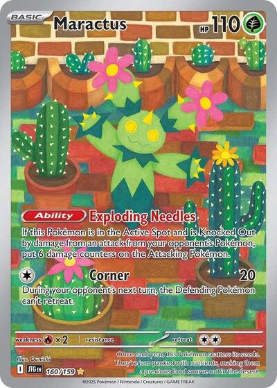 Maractus - 160 (SV09: Journey Together) Near Mint Holofoil