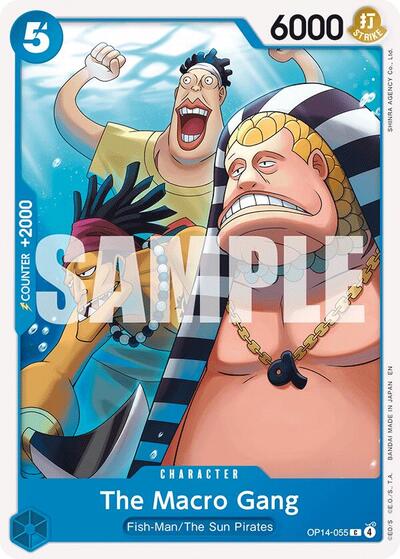 The Macro Gang (The Azure Sea's Seven) Near Mint - Nick Nack's Full Frontal Attack