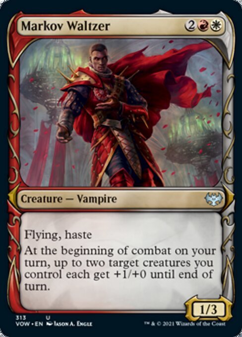 Markov Waltzer (Showcase) (Innistrad: Crimson Vow) Near Mint - Nick Nack's Full Frontal Attack