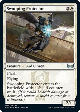 Swooping Protector (Streets of New Capenna) Near Mint - Nick Nack's Full Frontal Attack