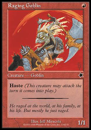 Raging Goblin (Starter 1999) Light Play - Nick Nack's Full Frontal Attack