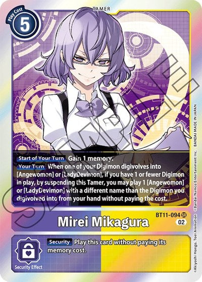 Mirei Mikagura (Dimensional Phase) Near Mint Foil