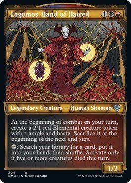 Lagomos, Hand of Hatred (Showcase) (Dominaria United) Near Mint