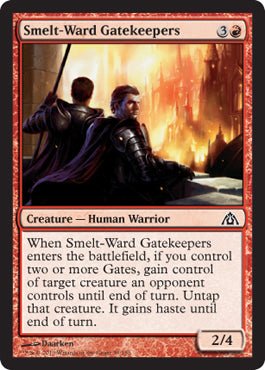 Smelt - Ward Gatekeepers (Dragon's Maze) Near Mint - Nick Nack's Full Frontal Attack