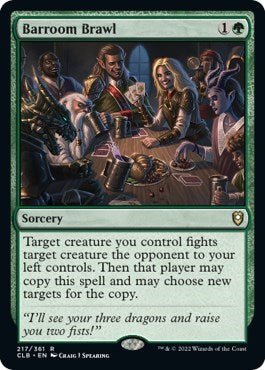 Barroom Brawl (Commander Legends: Battle for Baldur's Gate) Near Mint - Nick Nack's Full Frontal Attack