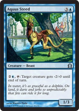 Aquus Steed (Return to Ravnica) Near Mint - Nick Nack's Full Frontal Attack
